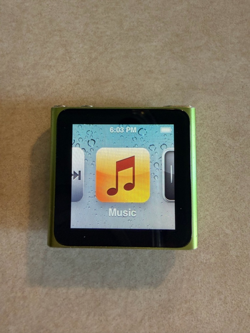 Apple iPod Nano 6th Gen - A1336/MC696LL (Green) - Original Owner-Great Battery